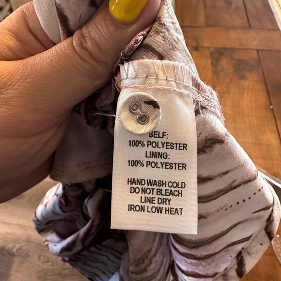 Lulus Wild Gaze Purple Animal Print Button-Up Long Sleeve Peplum Top - Picture 8 of 8